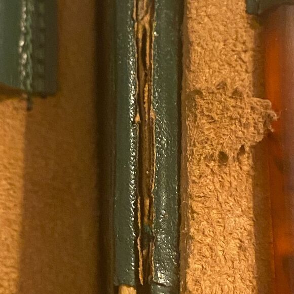 Griffon Nail Care Set Germany Made Tortoise Green Yellow Case Vintage READ - Picture 11 of 12